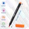 VEESA Fabric Markers, 24 Colors Permanent Fabric Paint Marker for Clothes, Fine Point Textile Marker Pen for T-Shirt Shoes, Non-Toxic & Kid Safe